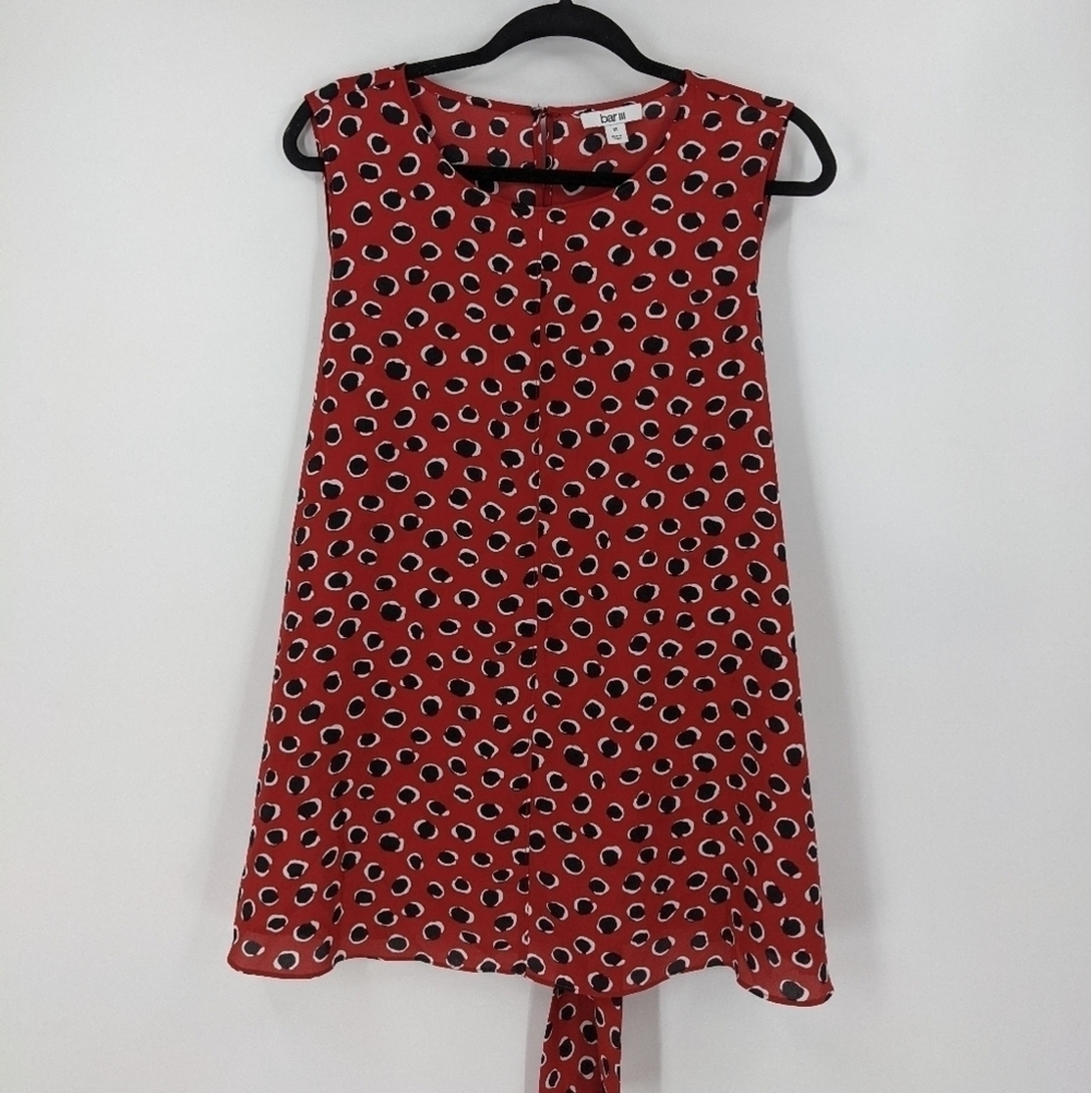 NWT BAR III Tie Back Print Sleeveless Top